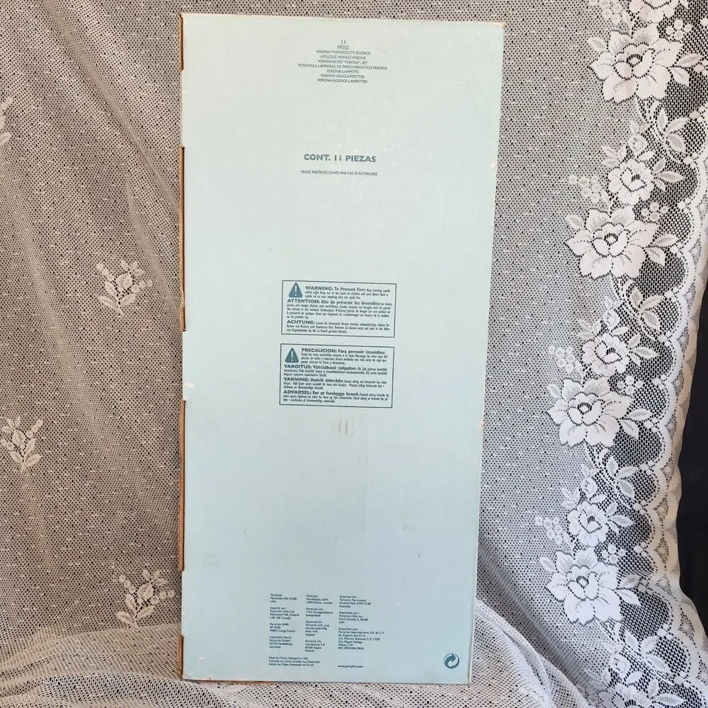 PartyLite Verona Versatility Wall Votive Sconce Retired P9202 NIB